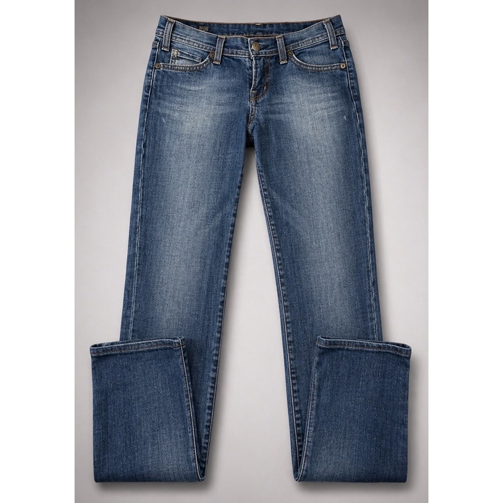 Citizens of Humanity Avedon 133 Womens 25 Low Rise Stovepipe Stretch Jeans Blue
